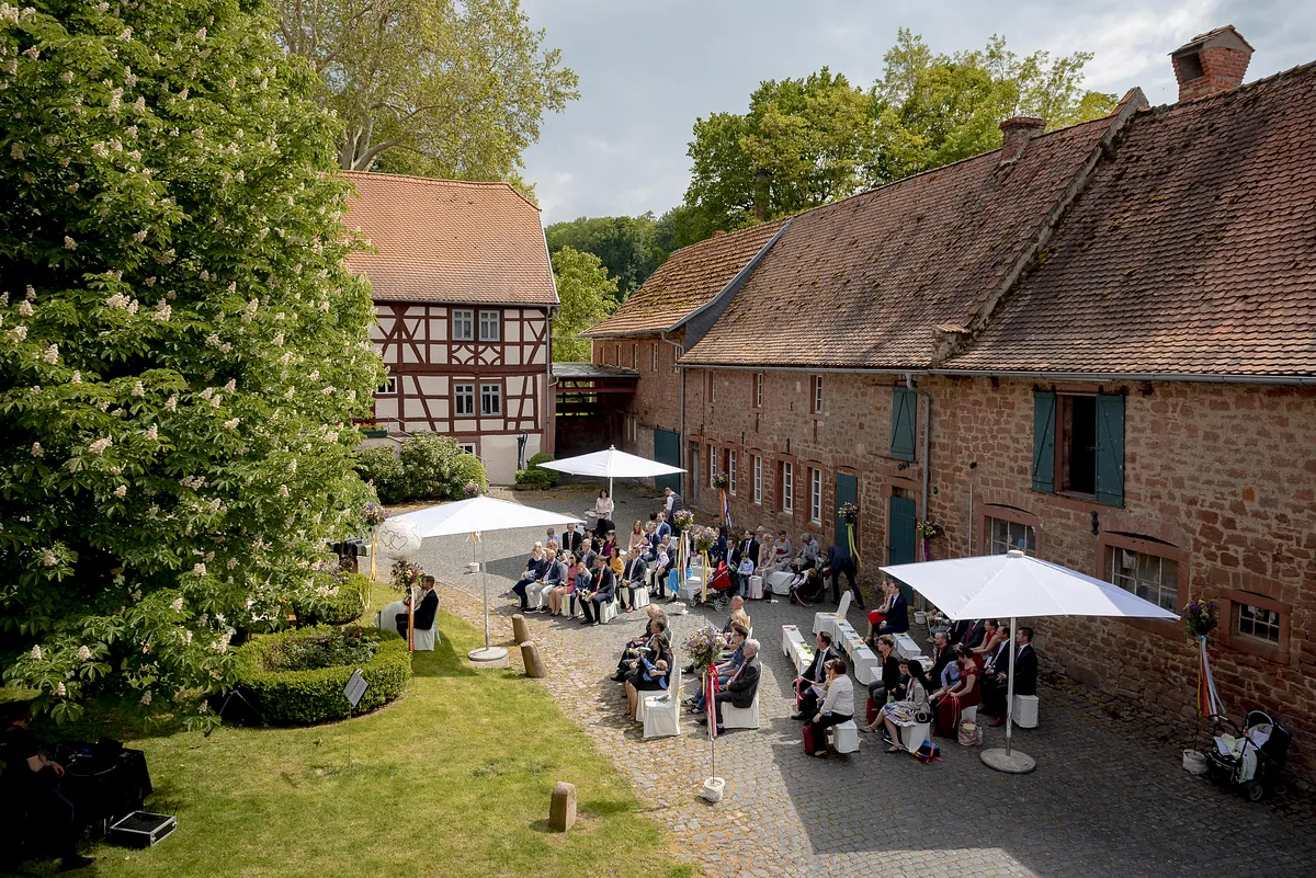 Hochzeitsfotografie auf Gut Hühnerhof