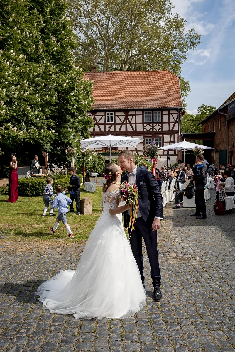 Hochzeitsfotografie auf Gut Hühnerhof