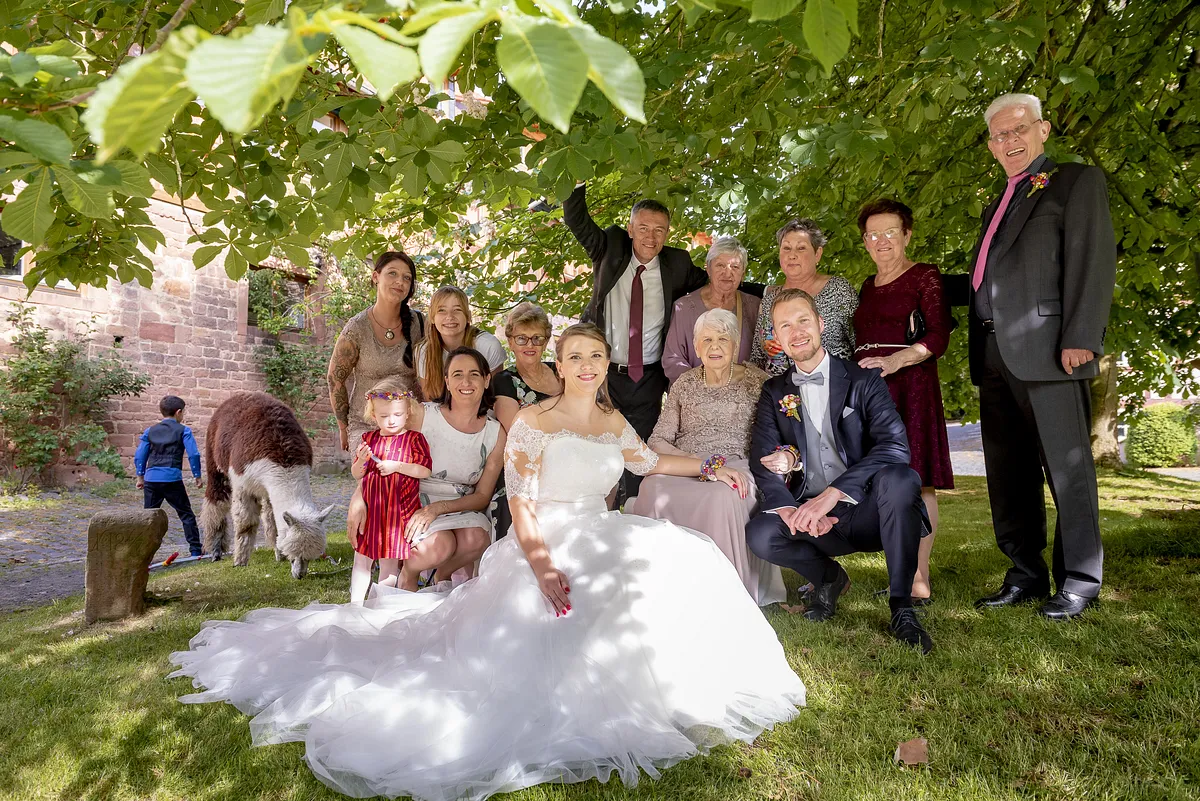 Hochzeitsfotografie auf Gut Hühnerhof