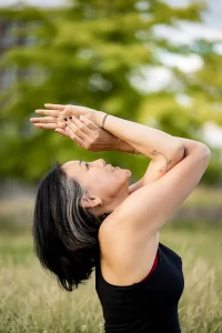 Urbanes Yoga Fotoshooting